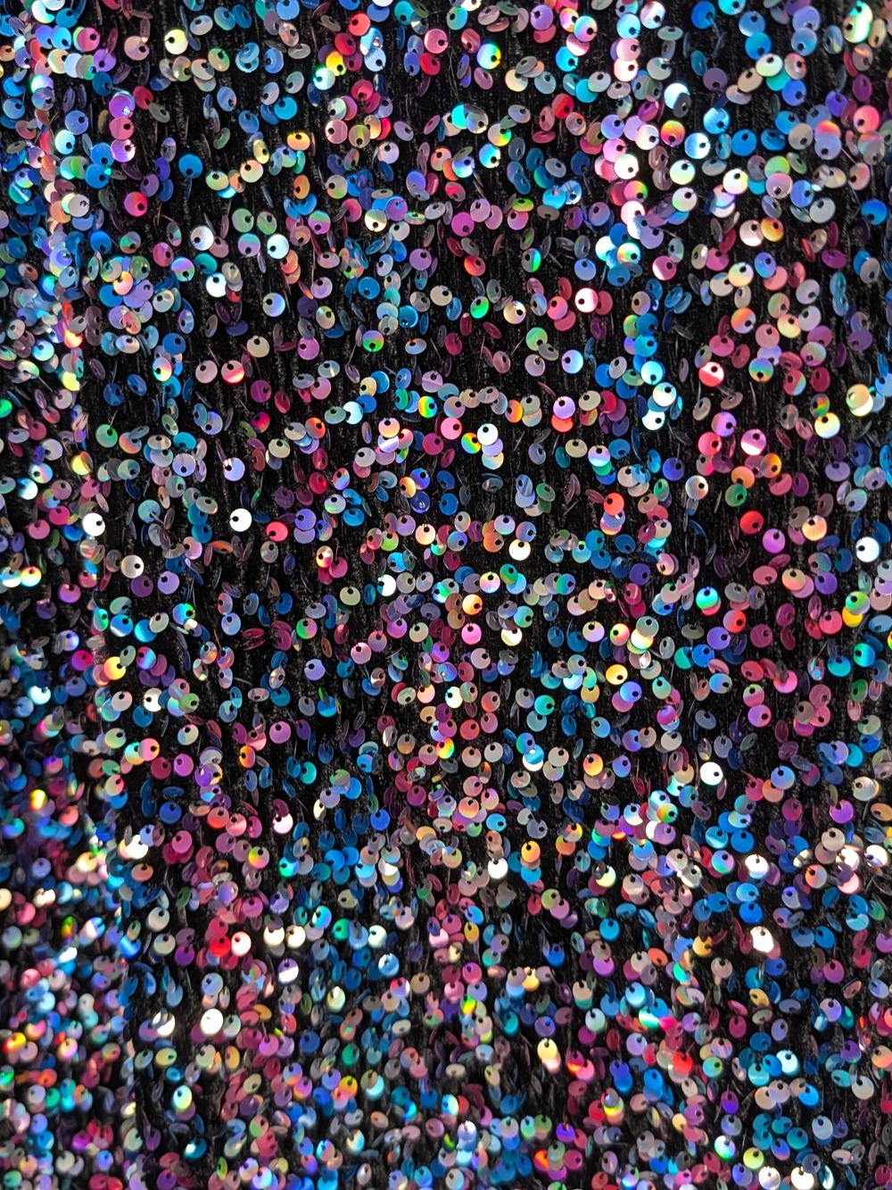 Anthropologie Sparkling Multicolor Sequin Sweatshirt Mini Dress - Picture 10 of 15